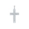 925 Silver CZ Set Cross