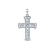 925 Silver CZ Set Cross