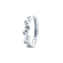 925 Silver Rhodium Plated CZ Set Earrings