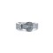 925 Silver Rhodium CZ Set Buckle Ring