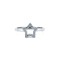 925 Silver Rhodium CZ Set Dress Ring