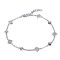 925 Silver Rhodium Plated CZ Set Bracelet