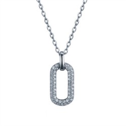 925 Silver Rhodium Plated CZ Set