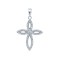 925 Silver CZ Set Cross