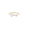9ct Yellow 0.07ct Natural Diamond Key Ring