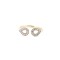 9ct Yellow 0.06ct Natural Diamond Ring