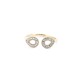 9ct Yellow 0.06ct Natural Diamond Ring