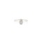 9ct White 0.11ct Natural Diamond Ring