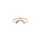 9ct Yellow 0.15ct Rainbow Saph Ring
