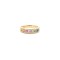 9ct Yellow 0.25ct Dia, 0.62ct Rainbow Saph Ring
