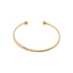 9ct Yellow Gold Maiden 2.5mm Torque Bangle