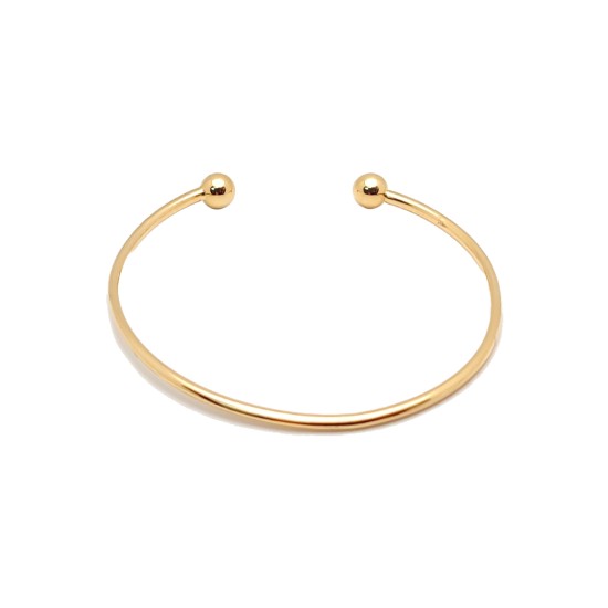 9ct Yellow Gold Maiden 2.5mm Torque Bangle