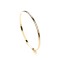 9ct Yellow Gold 3mm D-Profile Diamond Cut Slave Bangle