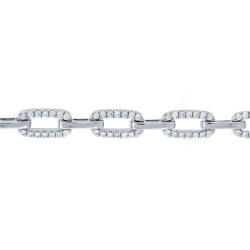 9ct White 1.27ct Diamond Bracelet