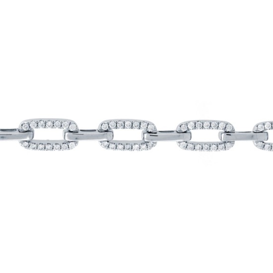 9ct White 1.27ct Diamond Bracelet