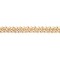 9ct Yellow Cuban Link 1.43ct Diamond Set Bracelet