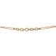 9ct Yellow 0.10ct Diamond Links Bracelet