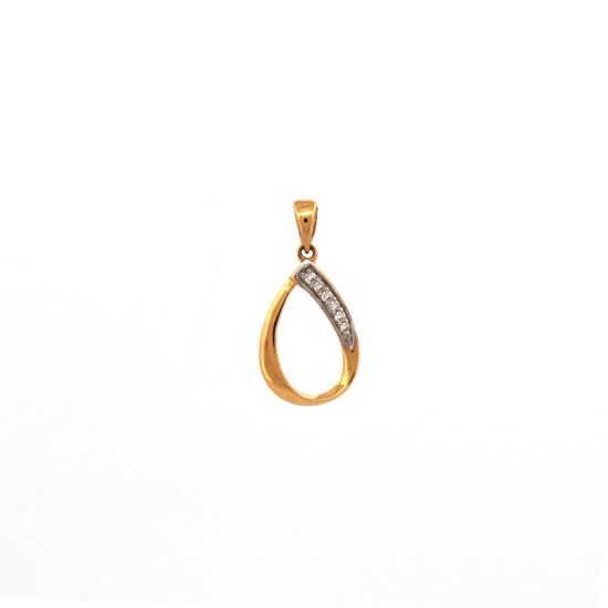 9ct Yellow Gold 0.03ct Diamond Pendant