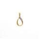9ct Yellow Gold 0.03ct Diamond Pendant