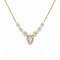 9ct Yellow Gold 0.41ct Diamond Pendant - 16+2" Chain