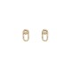 9ct Yellow Gold 0.16ct Moving Diamond Earrings