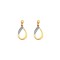 9ct Yellow Gold 0.04ct Diamond Drop Earrings