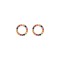 9ct Yellow Gold 0.47ct Rainbow Saph Circle Earrings