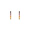 9ct Yellow Gold 0.34ct Rainbow Saph Bar Earrings