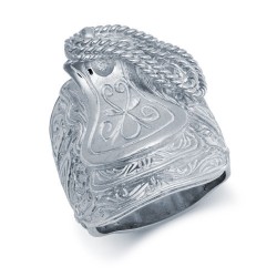 925 Silver Saddle Ring