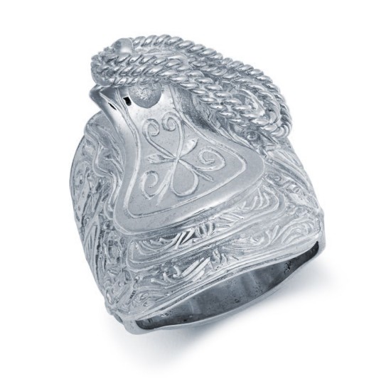 925 Silver Saddle Ring
