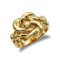 925 Silver Gold Plated Knot Ring