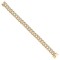 925 Silver Gold Plated CZ Set Cuban Bracelet