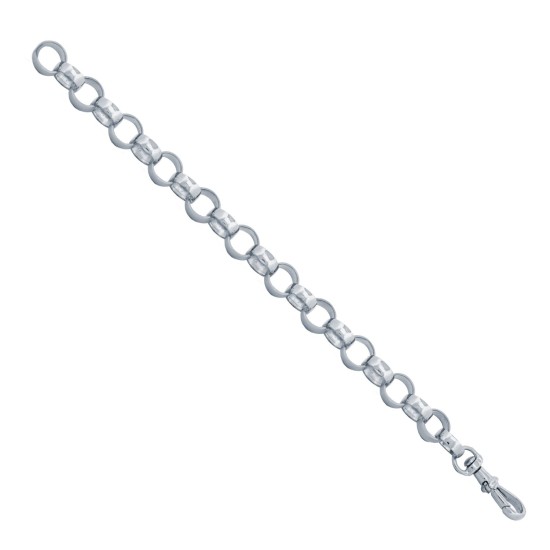 925 Silver Polished Belcher Bracelet