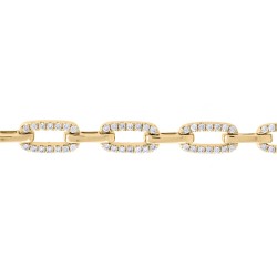 9ct Yellow 1.27ct Diamond Bracelet