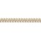 9ct Yellow Cuban Link 2.88ct Diamond Set Bracelet
