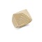 925 Silver Gold Plated Pyramid Ring 17.8mm