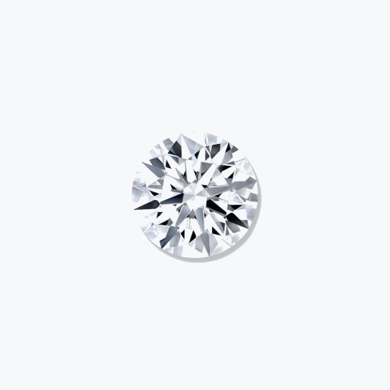 Certificated 2.00cts/8.00mm Round Brilliant-cut Natural Mined J colour i1 clarity diamond