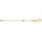 9ct Yellow Gold Cable and Bead Chain