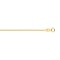 9ct Yellow Gold Diamond Cut Curb 1.15mm Chain 16-18 Inch Extender