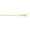 9ct Yellow Gold Rolo 1.1mm Chain 16-18 Inch Extender