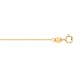 9ct Yellow Gold Diamond Cut Trace 1.0mm Chain