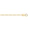 9ct Yellow Gold Diamond Cut Figaro 2.3mm Chain