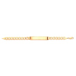 9ct Yellow Gold Curb ID Bracelet