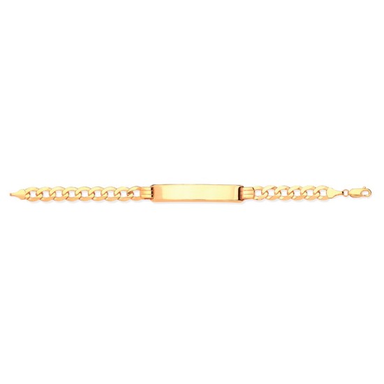 9ct Yellow Gold Curb ID Bracelet