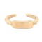 9ct Yellow ID plate toe ring