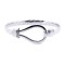 925 Silver Gents Twisted Wire Stirrup Bangle