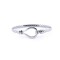 925 Silver Ladies Twisted Wire Stirrup Bangle