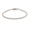 9ct White Gold 2.00ct Claw Set LAB Grown Diamond Line Bracelet