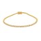 9ct Yellow Gold 1.00ct Claw Set LAB Grown Diamond Line Bracelet
