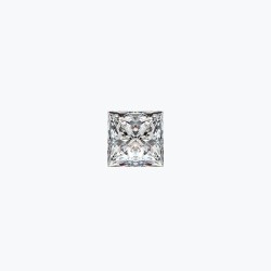 Certificated 0.50cts/5.00mm Laboratory Grown Princess Cut D colour VS clarity diamond